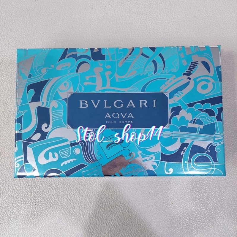 BLVGARI AQVA SET 3 in 1 ORIGINAL EROPA FOR MEN EDT 15ML