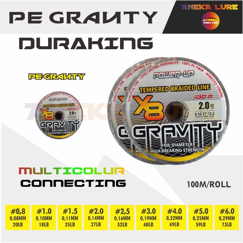 Pe gravity Duraking X8