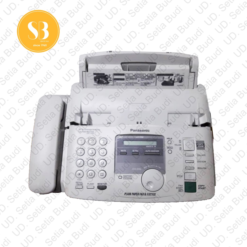 Mesin Facsimile Kertas HVS / Plain Paper Fax Panasonic KX-FP80 Baru Gres