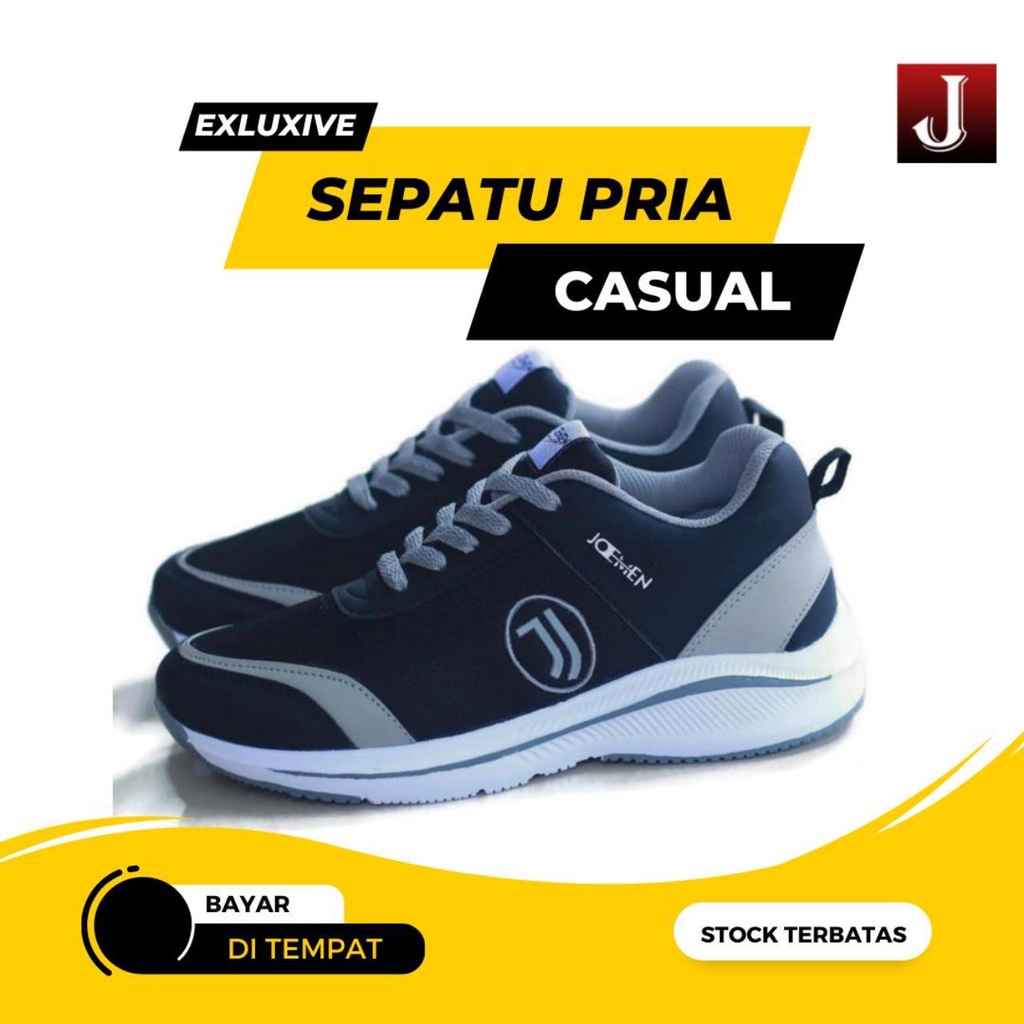 Sepatu Pria Casual Original Sneakers Pria Joemen J 58