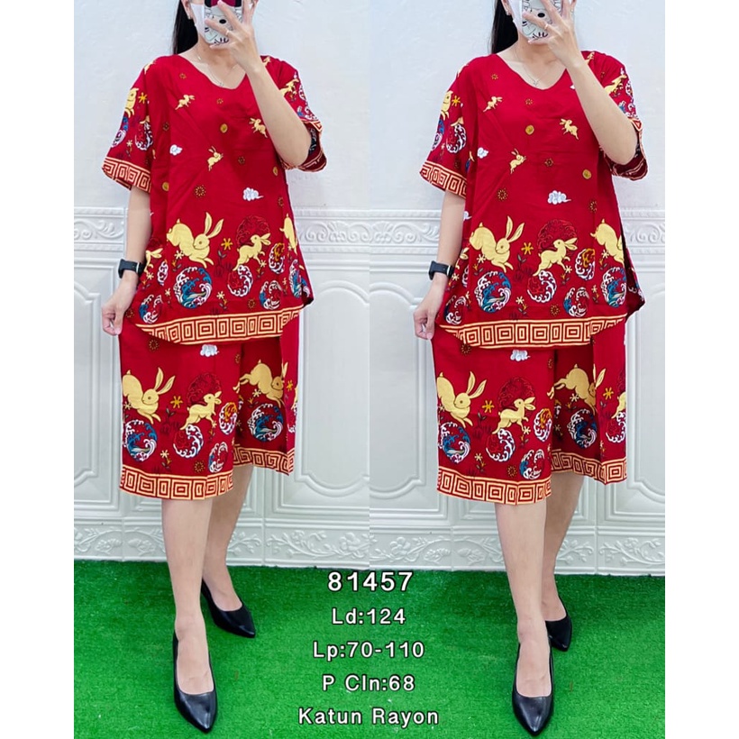 VC-81457/ON SETELAN WANITA KATUN RAYON BANGKOK JUMBO 7/8