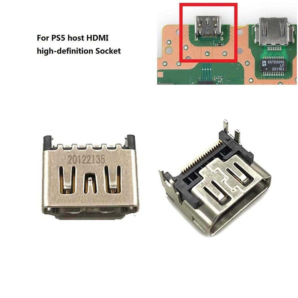 Preva 2pcs Konektor Display Jack Pengganti Interface HDMI-Compatible Port