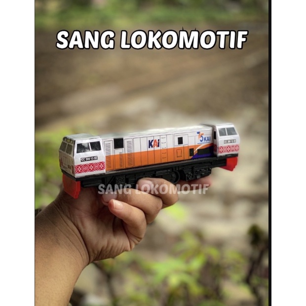 Jual Miniatur Kereta Api Lokomotif Cc206 Livery G20 Mesin Bisa Jalan