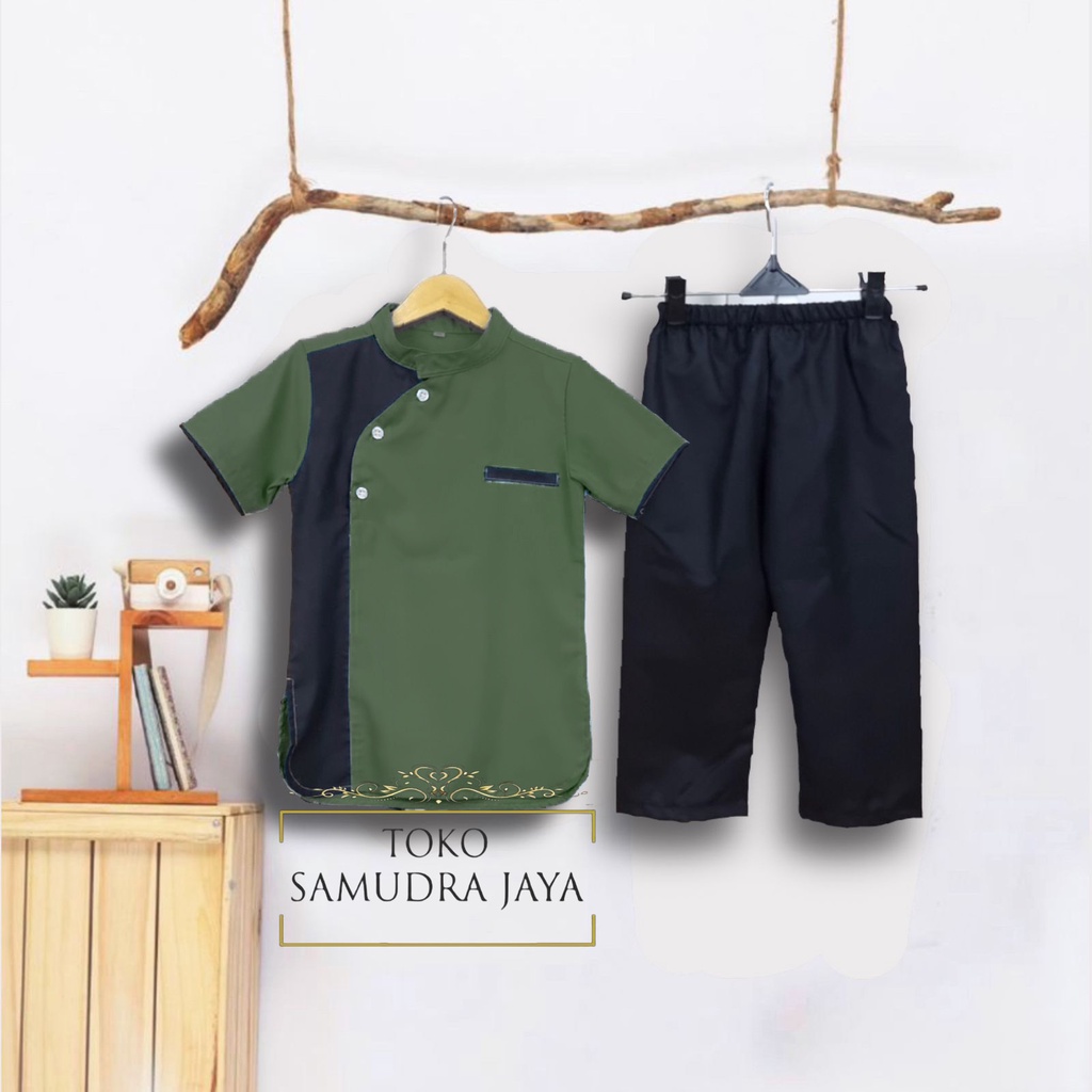 Baju anak laki laki Koko anak laki laki umur 4 tahun