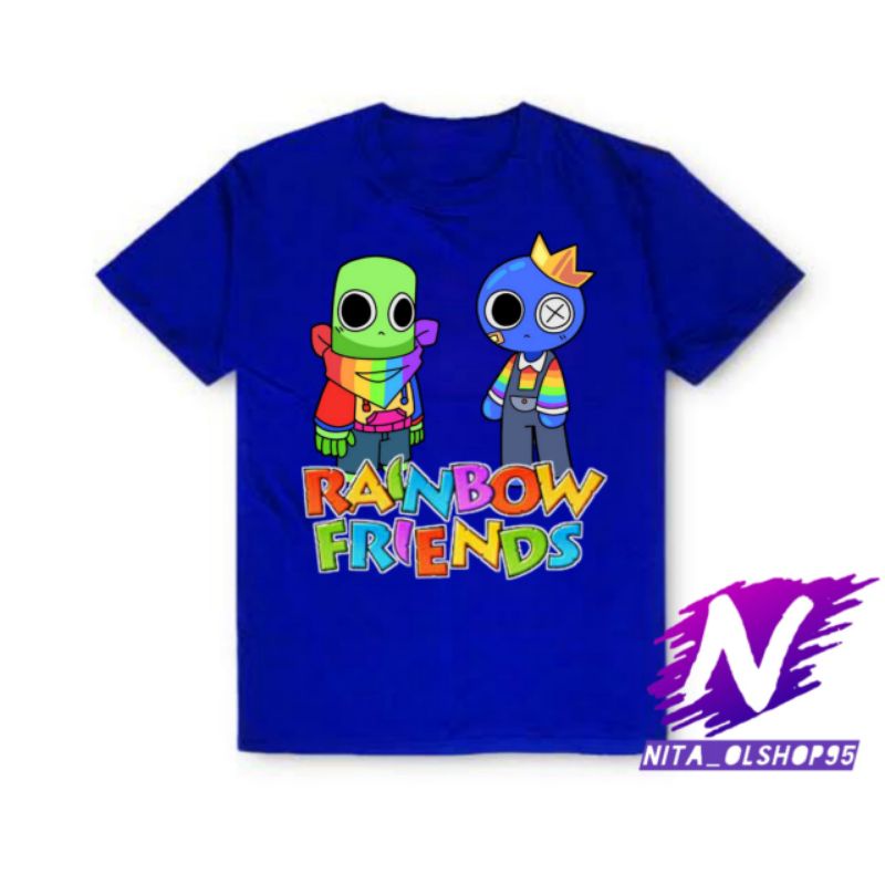 kaos anak rainbow friends baju anak rainbow friends kaos rainbow friends game Roblox