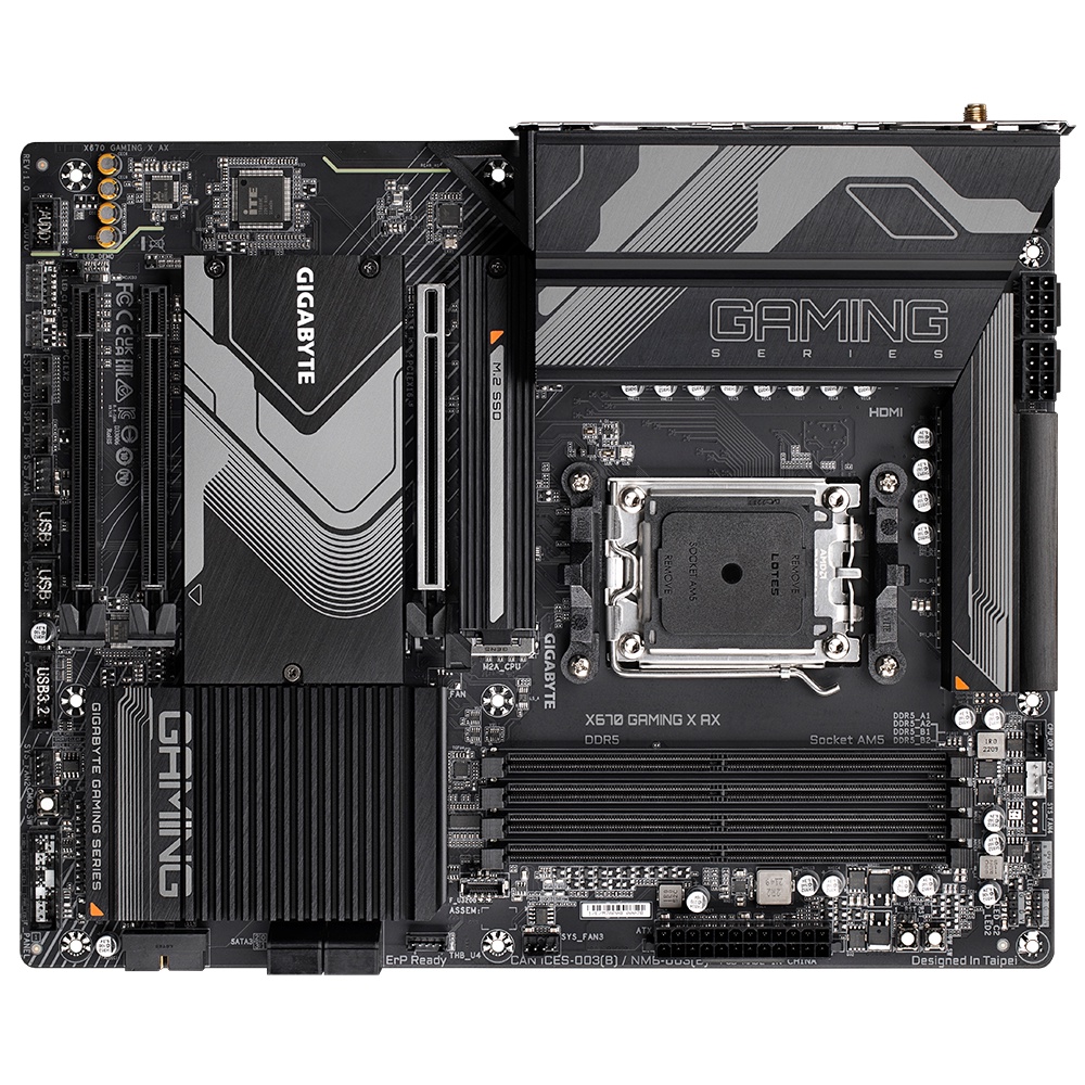 GIGABYTE X670 GAMING X AX | MOTHER BOARD AMD X670 AM5 DDR5 ATX