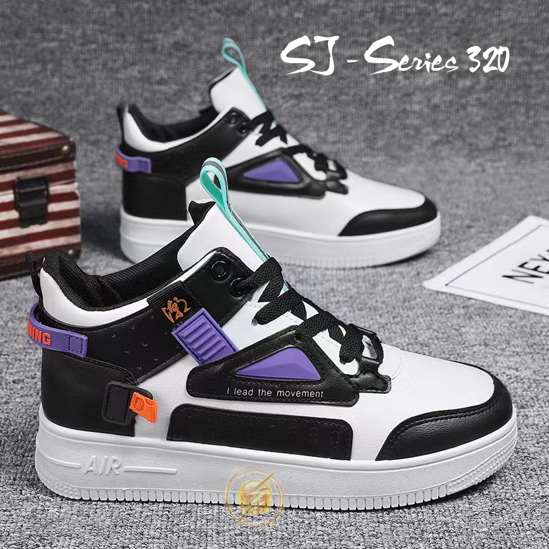 [OOS] Sepatu Sneakers Pria Boots Fashion Keren dan Trendy Nyaman Kualitas Inport Premium -320