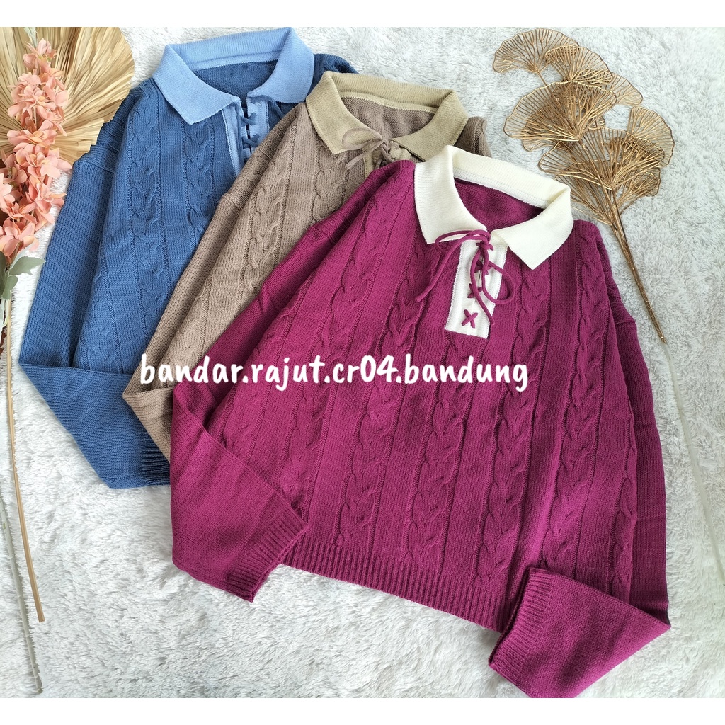 SWEATER RAJUT POLO RENATA BRANDED 7 GATE