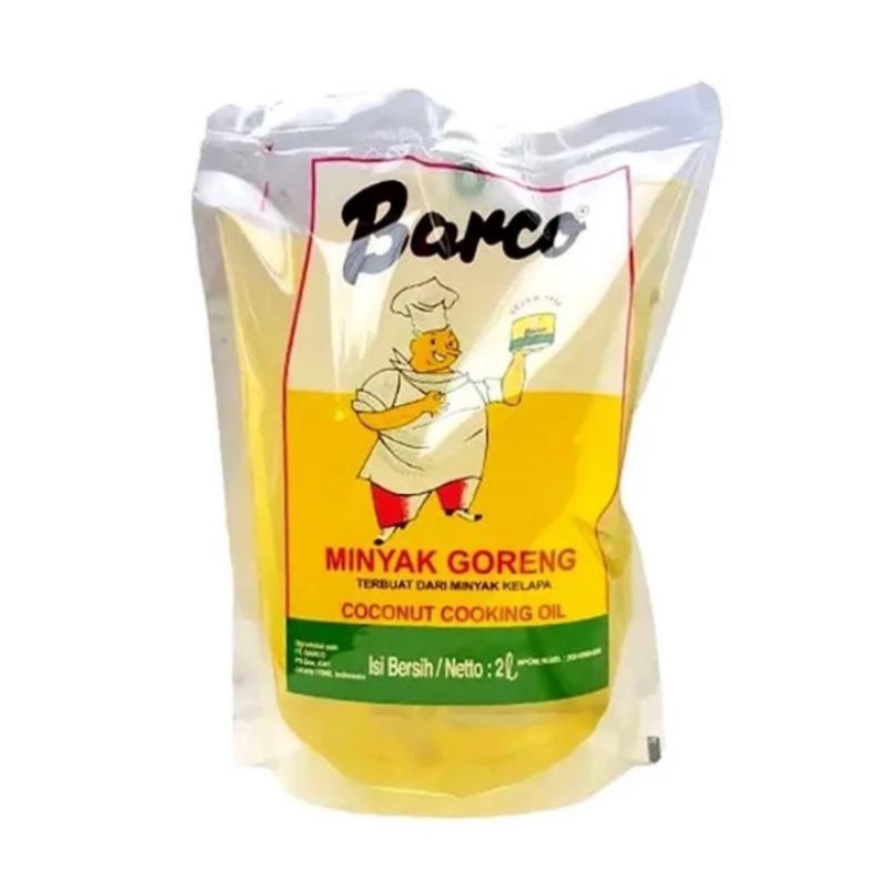 barco minyak kelapa 2 liter/minyak goreng/coconut oil