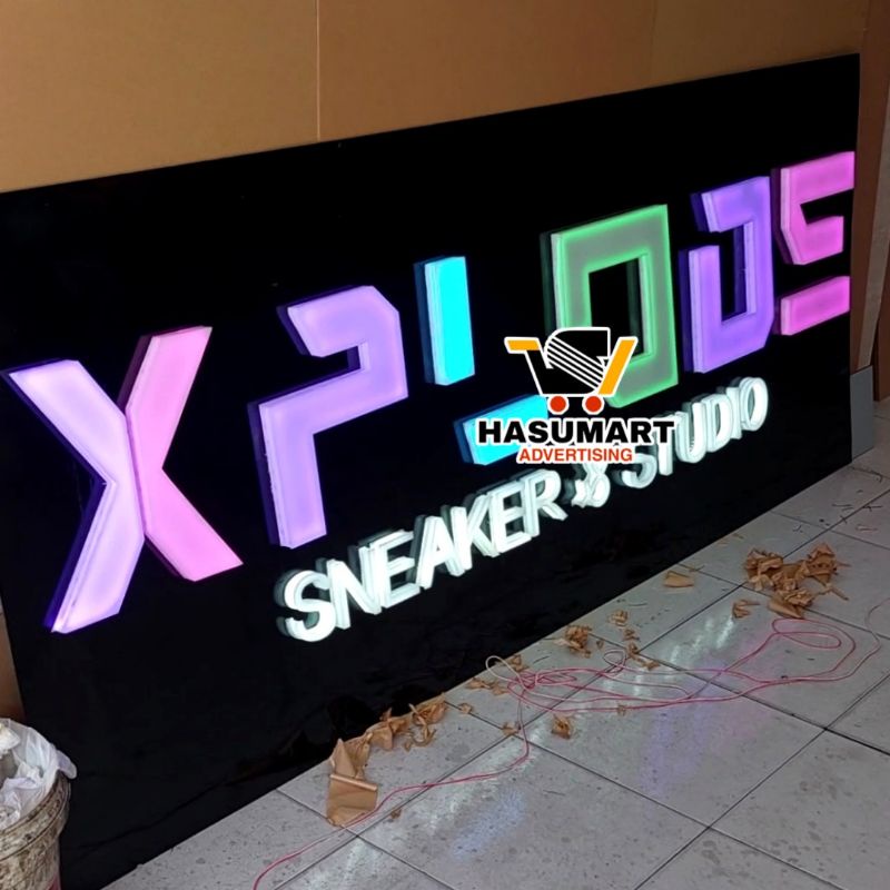 Huruf Timbul Custom (FULL COLOR) / Letter sign / Lampu Neon / Neon Sign
