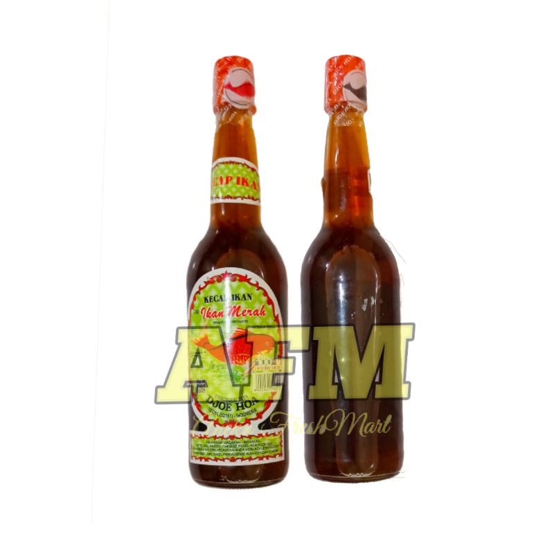 

KECAP IKAN DJOE HOA 620ML KECAP IKAN CAP IKAN MERAH BOTOL BELING KACA