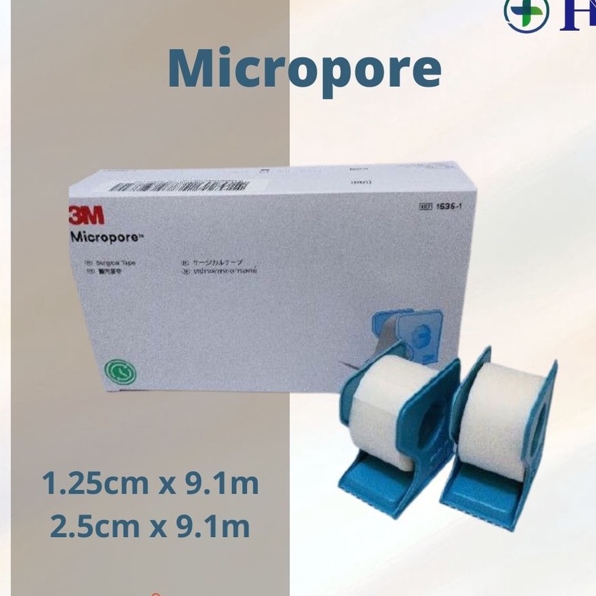 Micropore 2.5cm x 9.1m
