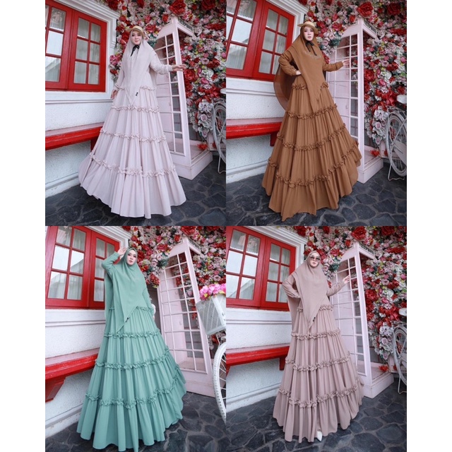 Gamis MARISSA SYARI PREMIUM  + Swaro Original
