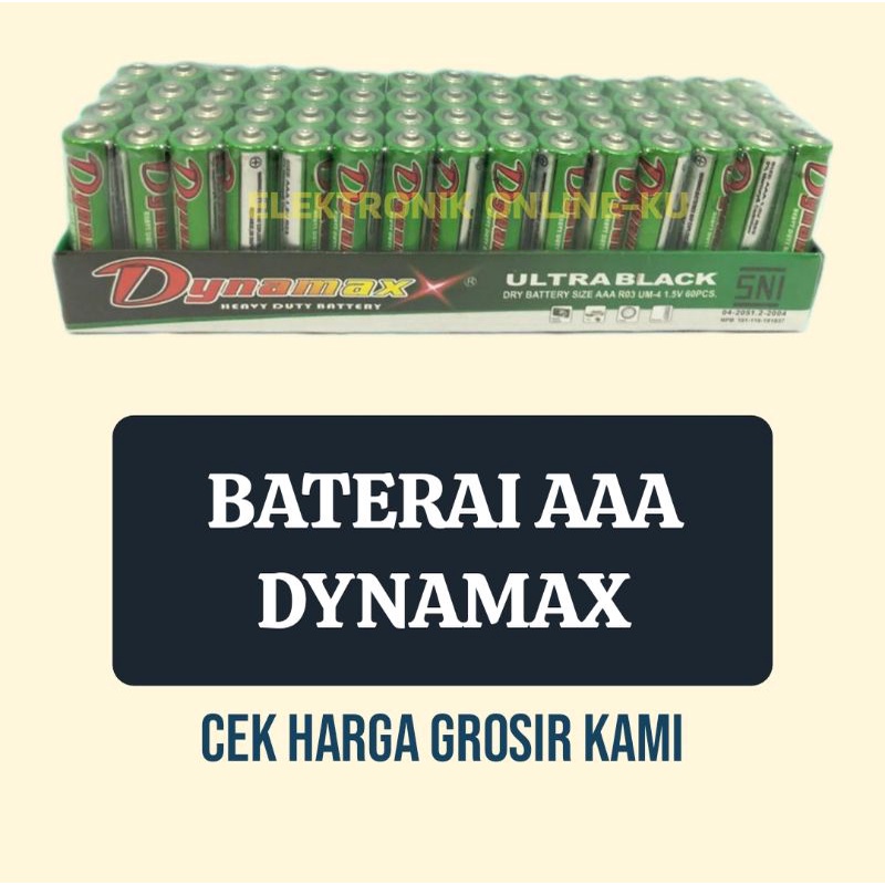 BATERAI AAA DYNAMAX (HARGA PER 4PCS)