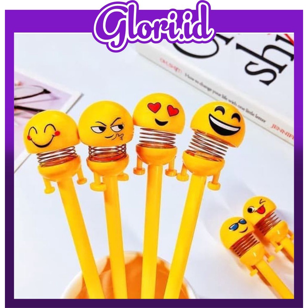 

GLORI.ID Pena Emoji / Pulpen Goyang / Pena Shaking Head Emoticon / Alat Tulis / Bouncing Doll R163