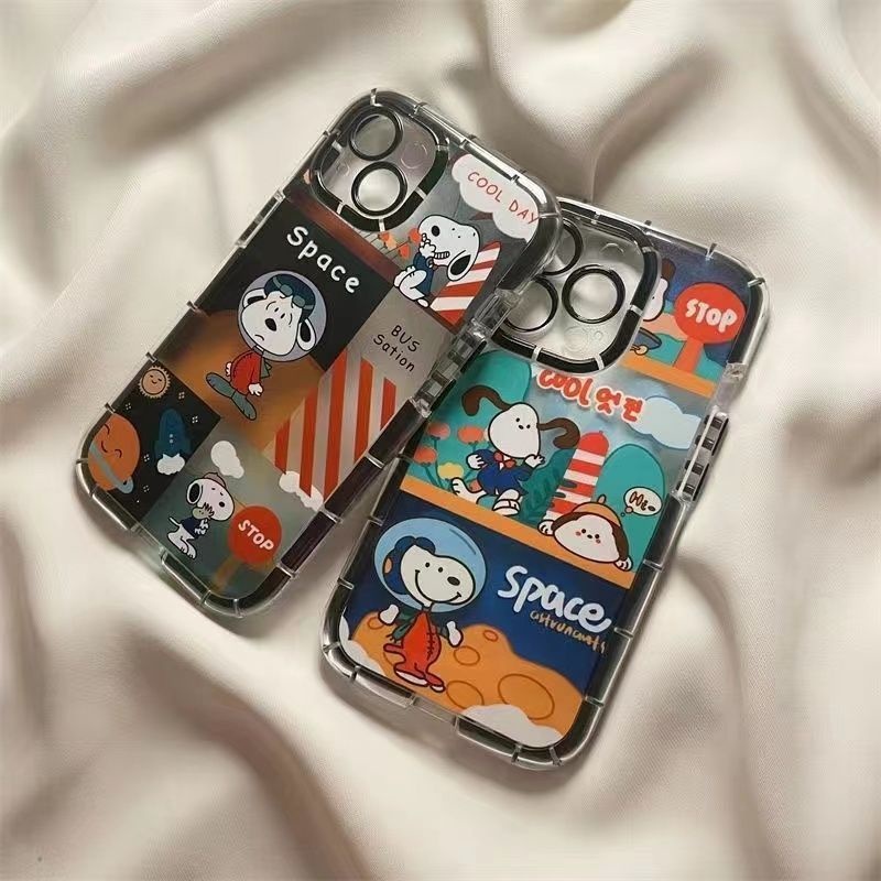 Case Desain Snoopy Dog Untuk IPhone 12 13 14 11 Pro Max X Xs Max Xr Pptrg