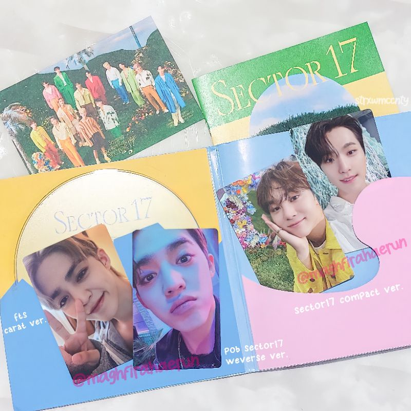 [PC] Photocard Seventeen Sector17 & Face the sun wonwoo/dino/seungkwan/dk