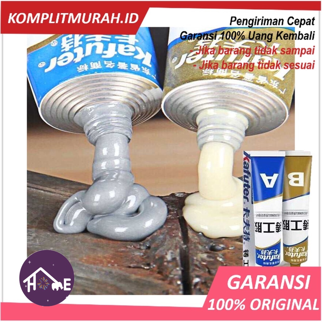 

[COD READY] Lem Besi Thailand Super Kuat Tahan Panas Original perekat serbaguna Caster Glue A+B 100g, lem Kafuter besi multi- fungsi- Anti panas tahan panas Thailand