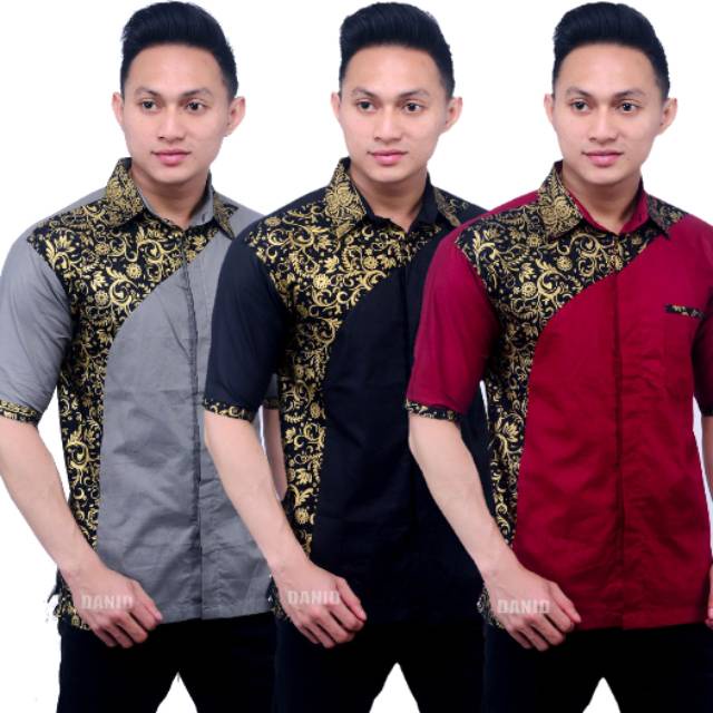 Baju Koko Terbaru Polos Termurah Lengan Pendek Hamis Fit To M.L.XL Kemeja