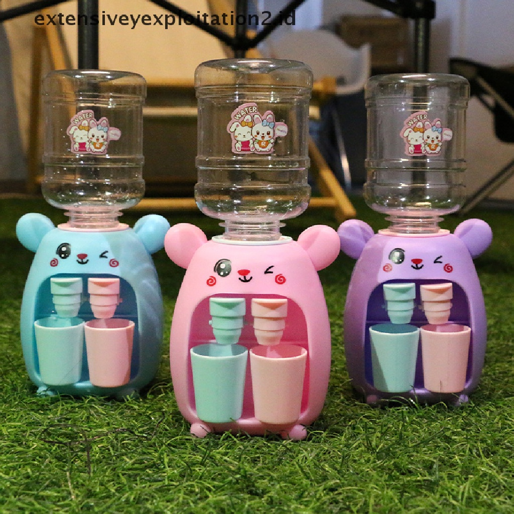 Mainan Simulasi Dispenser Air Mini Motif Kartun Untuk Anak