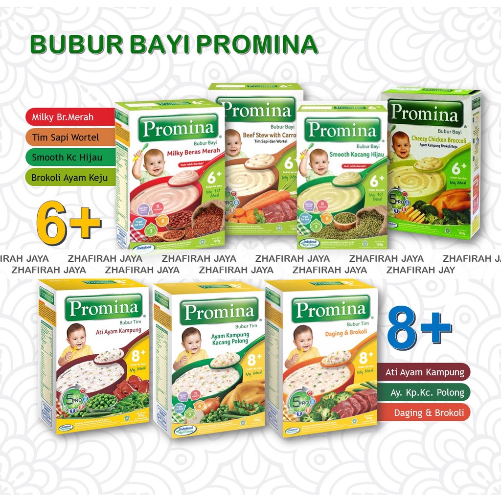 ❤ZJ❤ TERLARIS!!! Bubur Bayi PROMINA 6 bulan | Bubur Bayi PROMINA 8+ | Bubur PROMINA 6 bulan | Bubur PROMINA 8+