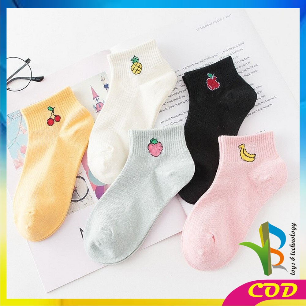 RB-P55 Kaos Kaki Pendek Dewasa Motif Karakter / Kaos Kaki Ankle Wanita Kaos Kaki Semata Kaki Polos Cewek Kekinian