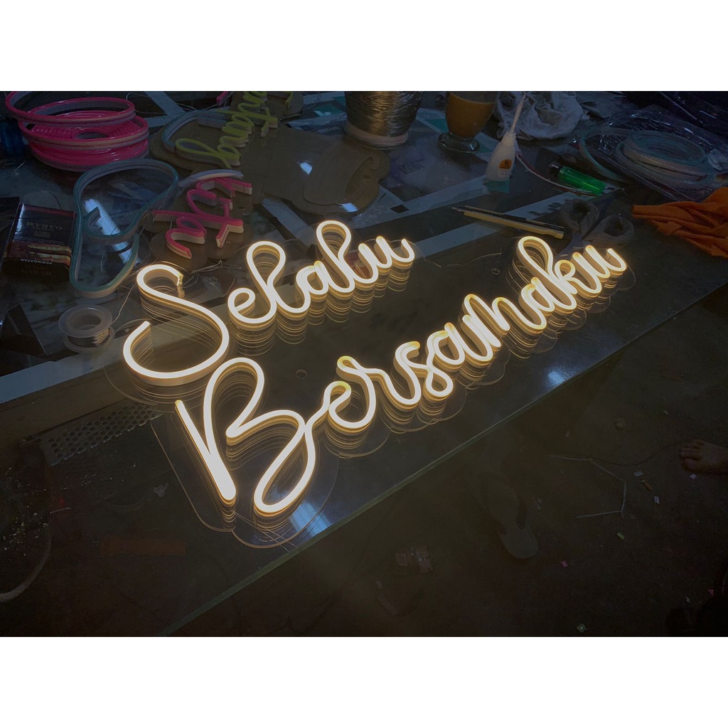 HURUF NEON FLEX CUSTOM