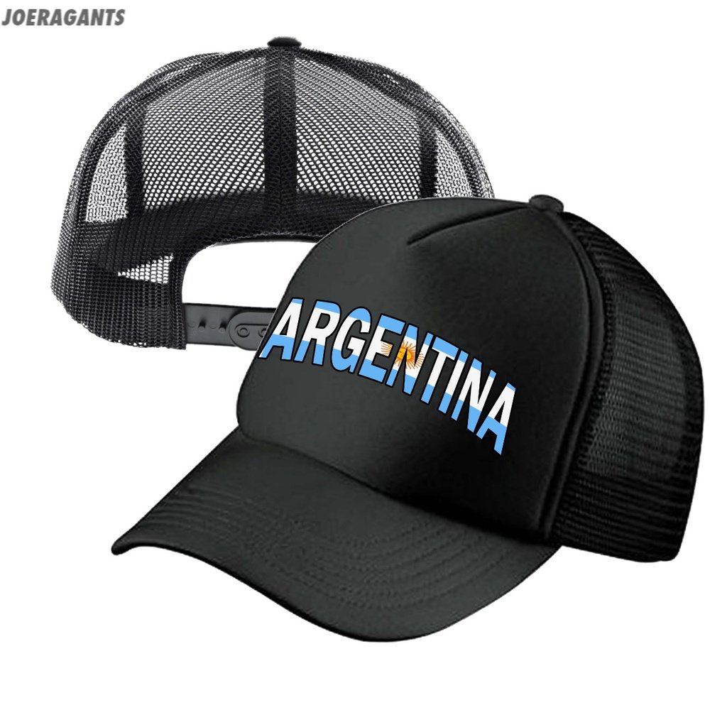 Topi Piala Dunia Qatar 2022 Timnas Argentina, Topi Trucker Jaring Piala Dunia Qatar Timnas Argentina