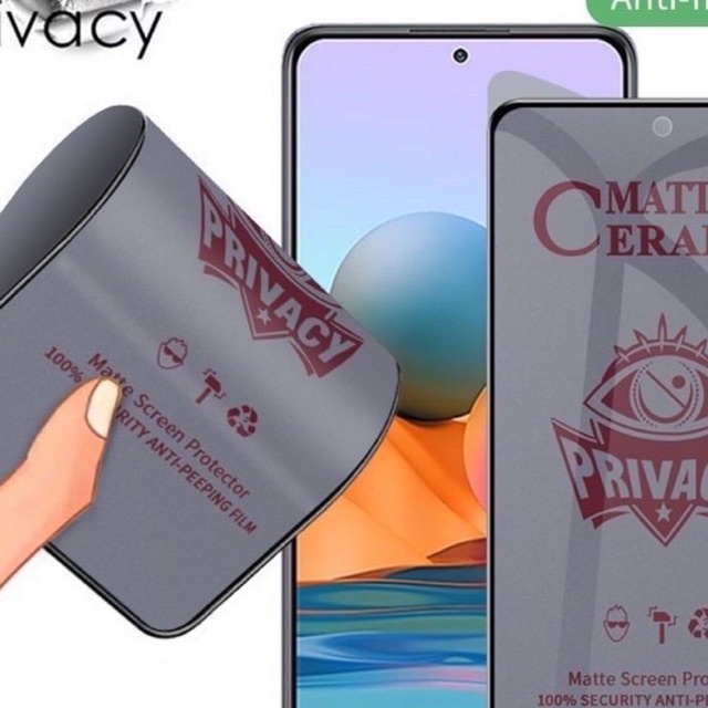 anti spy privacy matte ceramic anti gores vivo V25E V25 V23 V23E V21 V21E V20 V20 SE V19 V15 V11 V9 V7 V5 V11 pro V15 pro V17 pro S1 pro T1 pro Z1 pro Y01 Y12 Y12S Y16 Y15S Y20 Y20S Y21 Y22 Y22S Y35 y33T Y33S Y53S  anti minyak fullayar