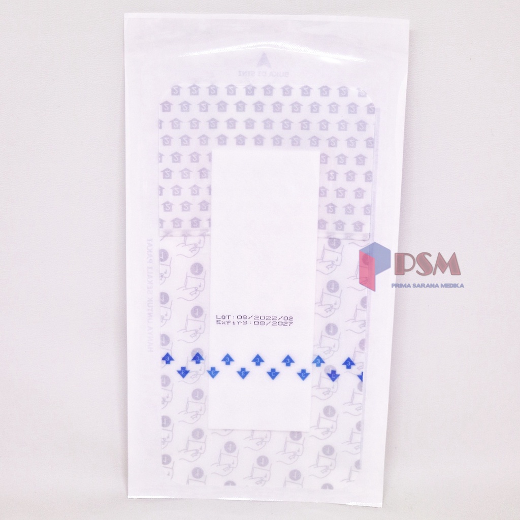 Xpresfix 10x20cm Plester Luka Operasi Anti Air Transparan+Pad Dermafix