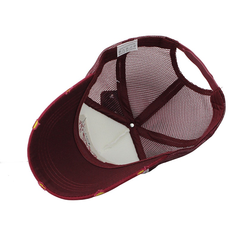 FLB Topi Trucker Mesh Model Western New York - F207 - Red