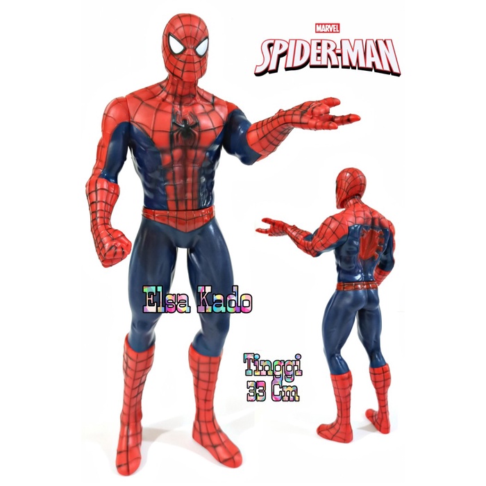Action Figure Avengers Jumbo Size Thanos Hulk Iron Spider Man Captain
