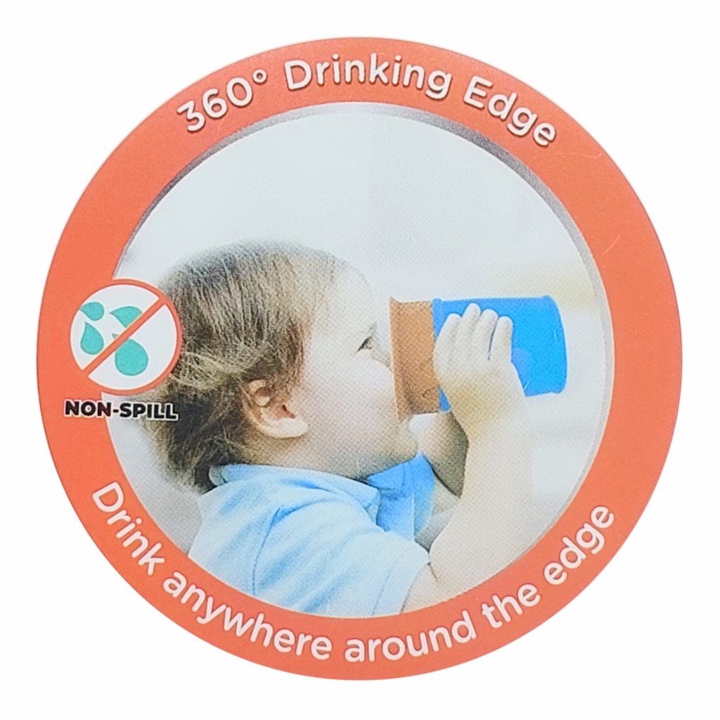 Baby Safe AP013 Sipper Cup 360 with Handle Lid Cangkir Latih Minum Anak Bayi