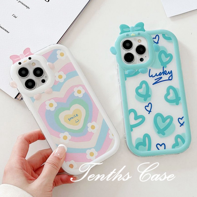 REDMI Redmi12 10C 9A 9C 9T Note12 11 Pro+10 Pro 9T Mi12 Poco M4 Pro X3 GT Krisan Gelombang Cinta Casing Ponsel Lembut Cover Pelindung