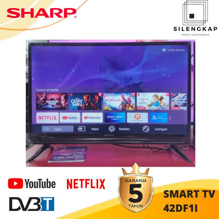 Tv Sharp 42 Inch Smart Tv 42Df1I Garansi Resmi Terbaru