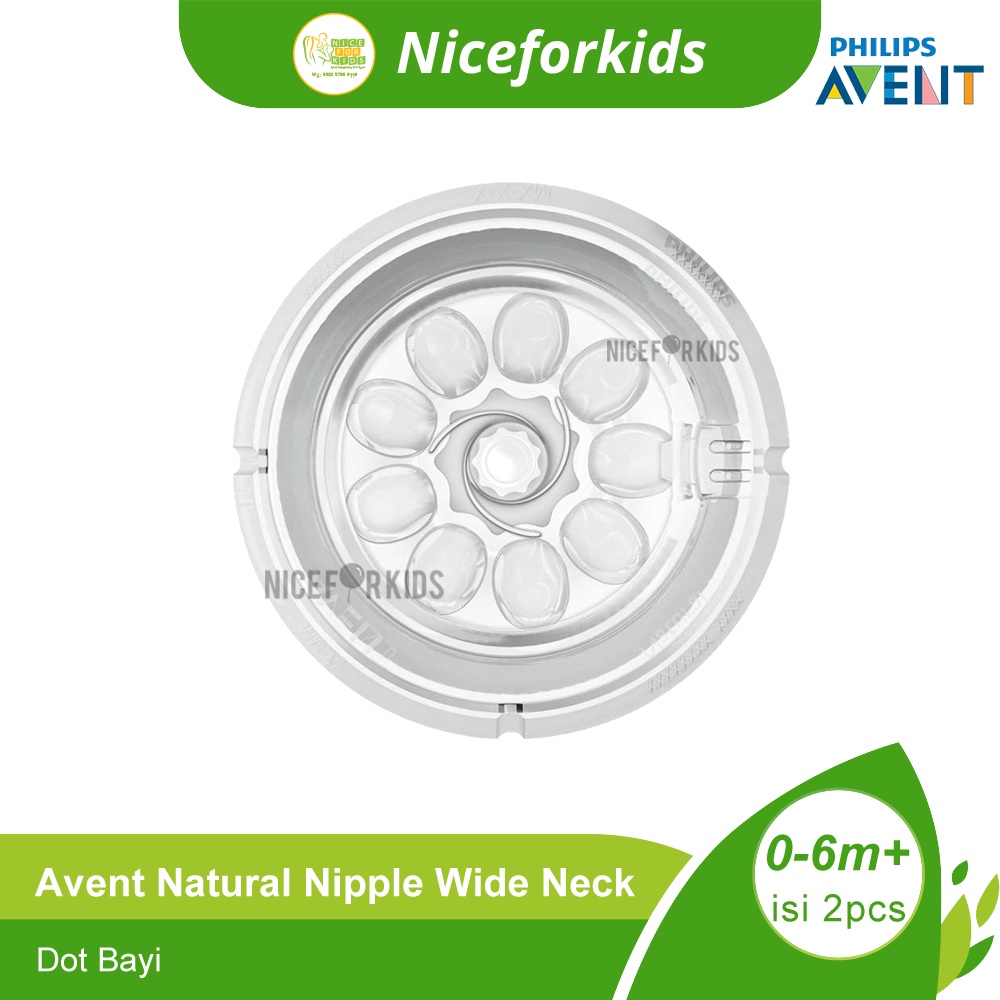 Avent Nipple Wide Neck / Dot Botol Susu Avent Wide Neck