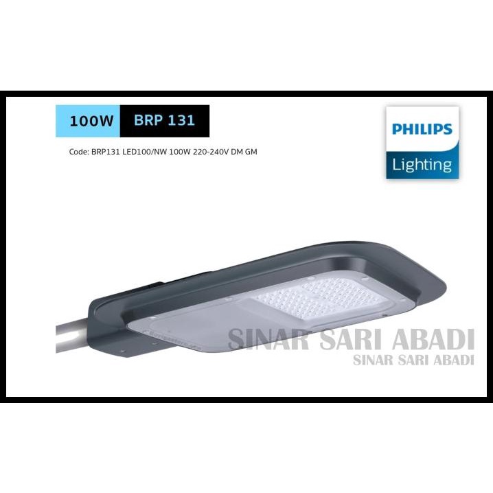 Promo Lampu Jalan Pju Led Philips Brp131 Lampu Pju 100W Brp 131