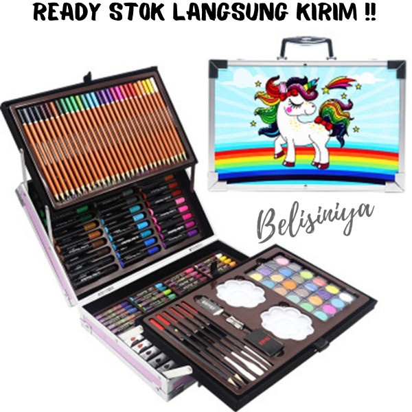 

Crayon Set 145 Pcs Set Lukis/ Alat Gambar / Water Colour / Kid Draw