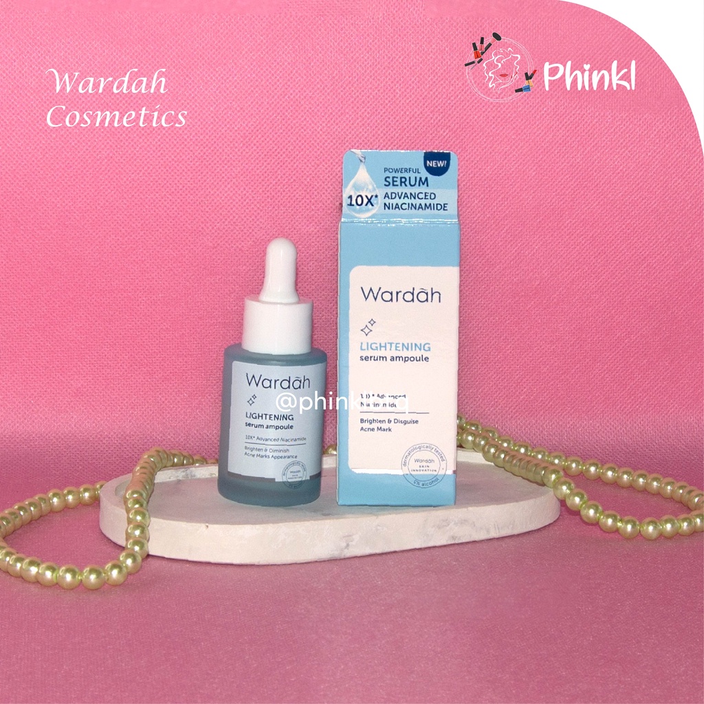 `ღ´ PHINKL `ღ´ ᘺᗩᖇᕲᗩᕼ Wardah Lightening Serum Ampoule pencerah wajah 5ml / 8 ml / 30 ml