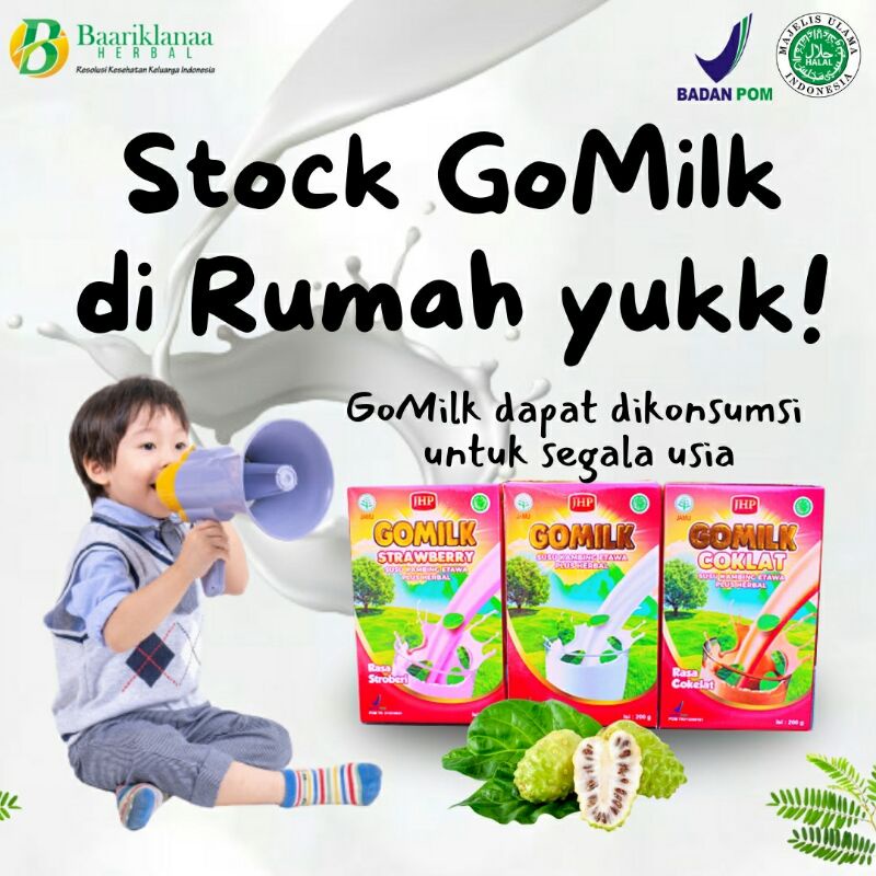 

Gomilk 200g Susu Etawa Plus Herbal Daun kelor Gurih dan Nikmat Tidak bau perengus
