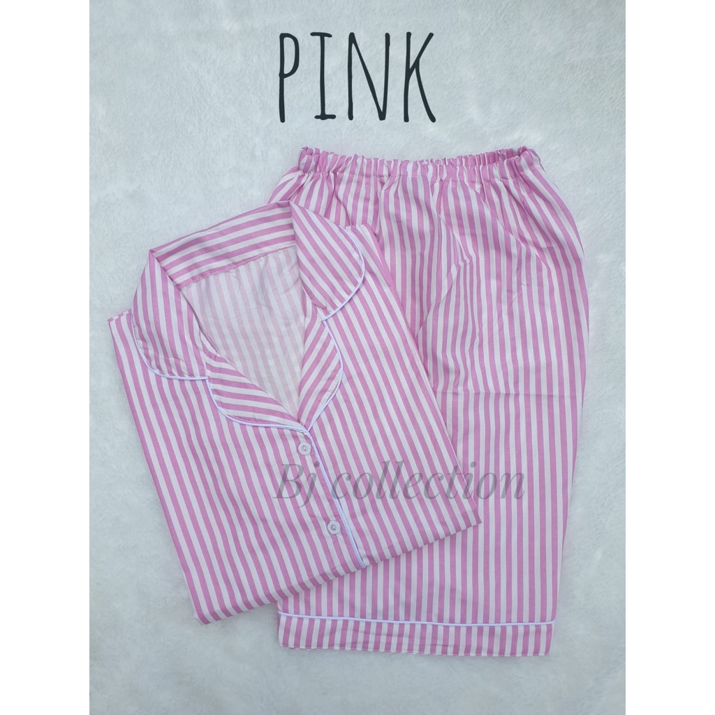 BJ-Piyama Hotpants Wanita Dewasa Salur