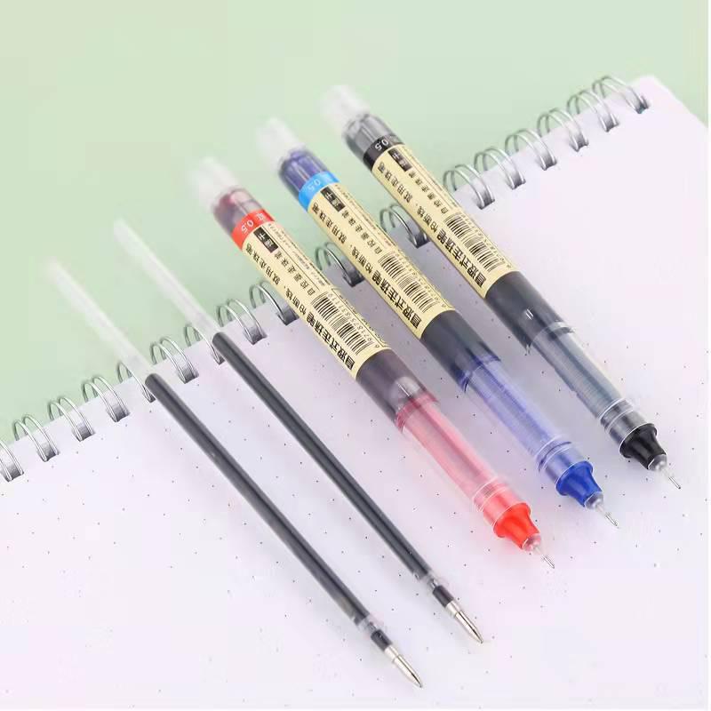 

batamall - 1Pack = 10Pcs Pena Unik Gel Cair #ST003 / Pulpen Gel Cair / Ballpoint / Alat Tulis Kantor