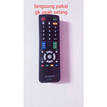 REMOT TV SHARP AQUOS LCD LED ORIGINAL ASLI