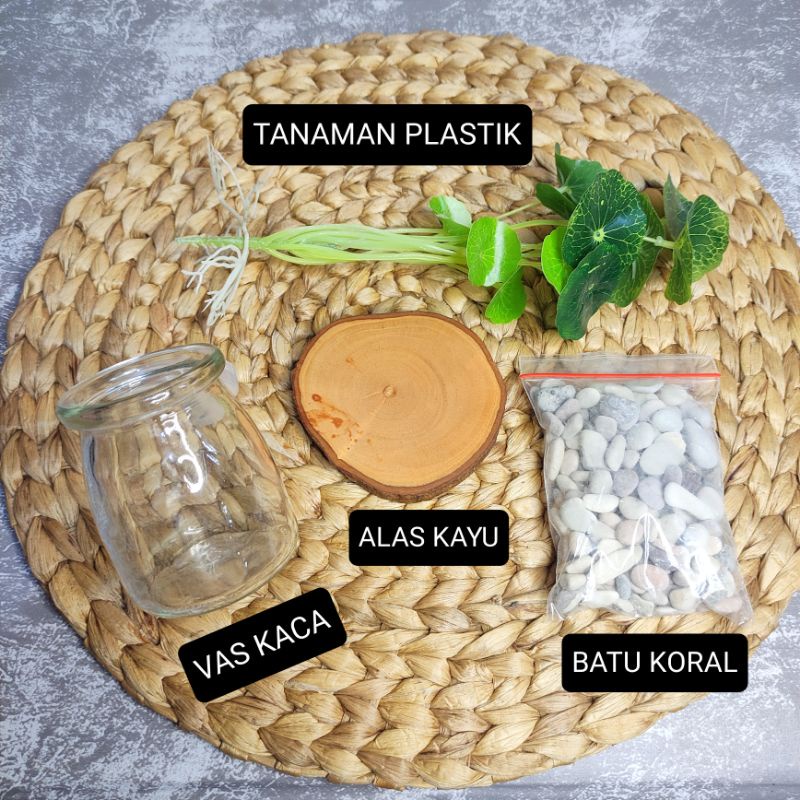 1 SET VAS BUNGA AESTHETIC TANAMAN AIR PLASTIK HIDROPONIK BD-150 / PAJANGAN DEKORASI KAMAR RUMAH