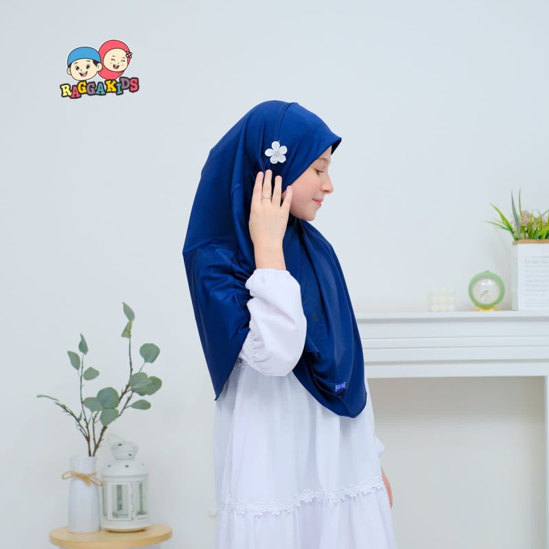 Jilbab Khimar Pashmina Instan Hijab Bergo Khimar Remaja Seragam Sekolah SMP SMA Dewasa Zaara Hijab Original Raggakids