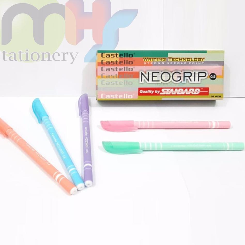 

エ PULPEN STANDARD CASTELLO NEOGRIP 0.5 1 BOX = 12 Pcs ㅘ