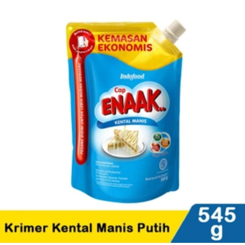 

Susu Kental Manis Cap Enaak Kemasan 545 Grm