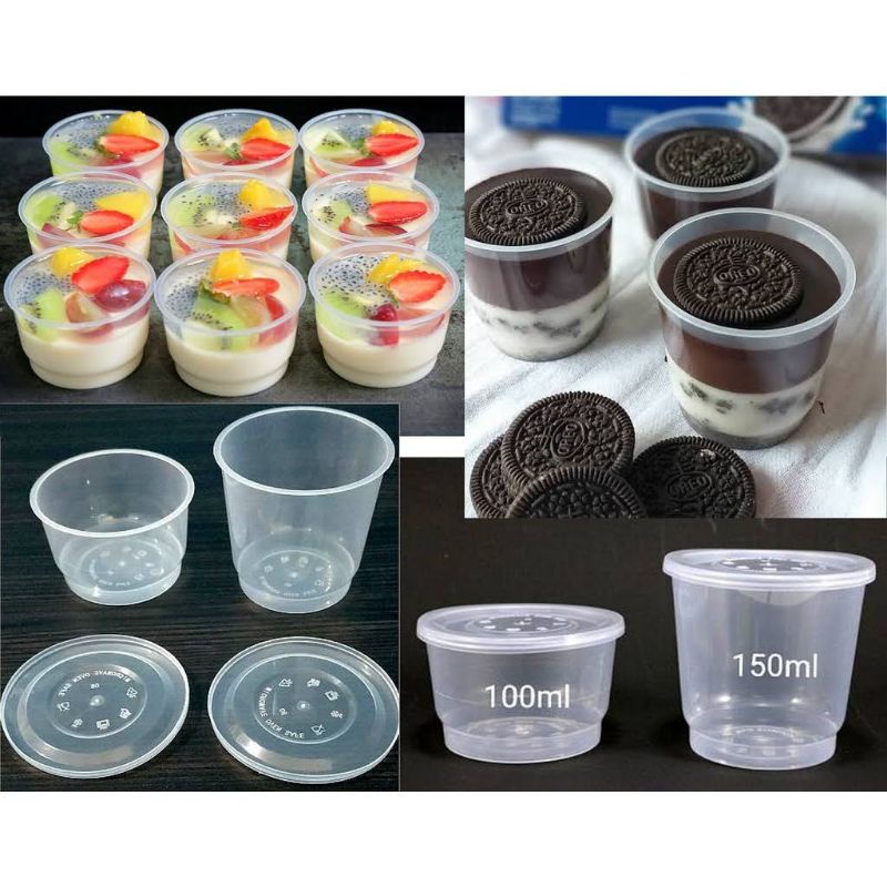 Jual Cup Puding Merpati Plastik 100ml 150ml Shopee Indonesia 4880