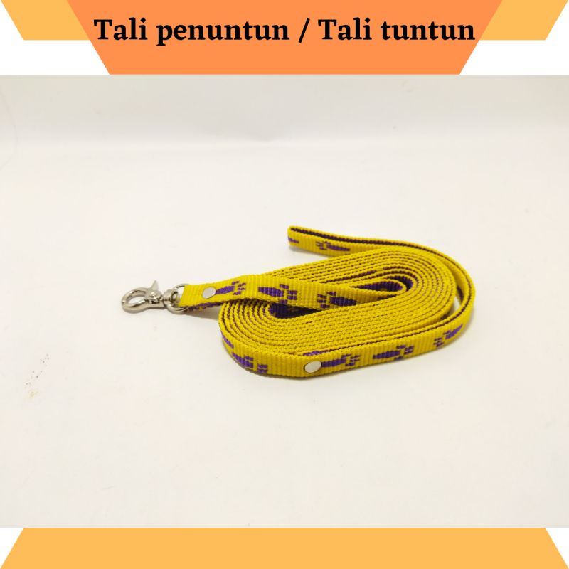 Tali Kucing motif tapak / Tali Tuntun Kucing Panjang / Tali Tuntun Motif Tapak / Aksesoris Kucing