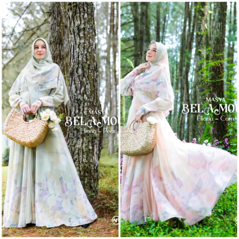 [MADENIA SYARI MASYA] GAMIS SET / DRESS SET " BELAMOUR SERIES - ELIANA " by Madenia Syari / Masya